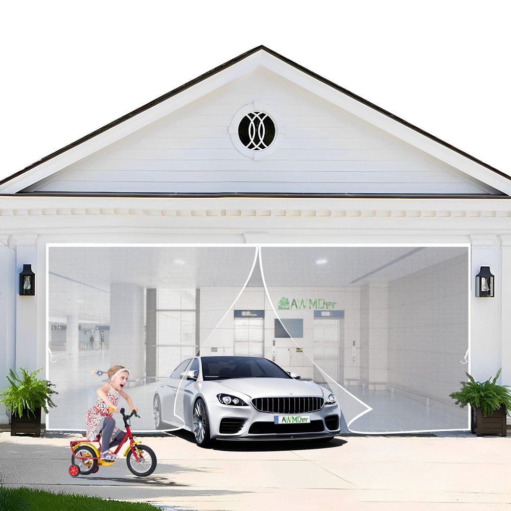 Magnetic Fly Screen Door, 80 x 245 cm, White