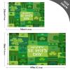 Clovers Happy St. Patrick's Day Flag, 9.1 x 1.52 m, Outdoor Garden Flag view 3