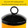 Heavy-Duty Round Reflective Steel Driveway Bollard view 4