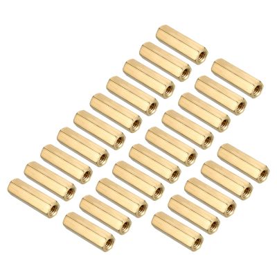 QUARKZMAN M4 x 20 mm Hex Standoffs, Internal Thread, 25-Pack