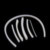 1 m Solid Silicone Sealing Strip, White Square Rubber, 20 × 30 mm view 3