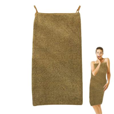 Fukamou Wearable Bath Towel, Microfiber, Soft and Absorbent, 75 x 140 cm