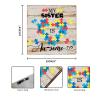 Evans1nism Wooden Sign with “My Sister Is Some Puzzle” Text view 2