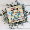 Evans1nism Wooden Sign with “My Sister Is Some Puzzle” Text view 4