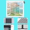 White Magnetic Window Insect Screen, 60 x 80 cm, No Drilling view 2