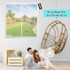 White Magnetic Window Insect Screen, 60 x 80 cm, No Drilling view 4