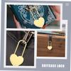 Toyvian 4-Piece Heart-Shaped Padlock Set with Keys view 3