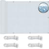 Rectangular Sun Shade Sail 3.5 x 5.5 m, 98% UV Protection, White view 1