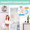 JYHCD Magnetic Insect Screen Door Curtain, No-Drill Adhesive Mount, 120 x 220 cm view 2