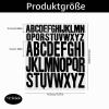 624 Self-Adhesive Black Vinyl Letters, 12 Sheets, 2.5 cm/5 cm view 2