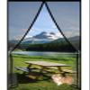Magnetic Insect Screen Door Curtain, 160 x 185 cm, Black view 1