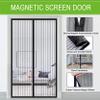 Magnetic Insect Screen Door Curtain, 160 x 185 cm, Black view 3