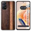 Tumundo Smartphone Case, Silicone, for Xiaomi Redmi Note 12 Pro 4G, Wood Design 05 view 1