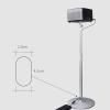 SUNESA Adjustable Projector Floor Stand, 23–47 in, Silver view 3
