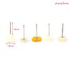 10-Piece 1-Inch (25 mm) Cotton Abrasive Disc Set, Wool Felt Polishing Brushes with 1/8-Inch Shank, P400 Scouring Pads view 2