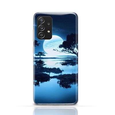 CoverHeld Case for Samsung Galaxy A14 5G, Soft Silicone TPU, Design 3495 Night Landscape