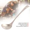 7.9-Inch Titanium Soup Spoon with Long Handle and Large Bowl view 2