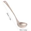 7.9-Inch Titanium Soup Spoon with Long Handle and Large Bowl view 4