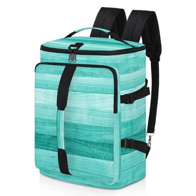Watermelon Print Sports Duffel Backpack with Shoe Compartment