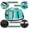 Watermelon Print Sports Duffel Backpack with Shoe Compartment view 4