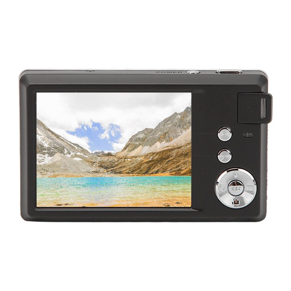 Digital Camera with 3.0-Inch LCD, 48 MP, 16x Zoom, 4K Video, Fill Light, USB-C, and 128 GB Expansion