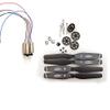 OZLLO S167/S166 RC Drone Replacement Parts Kit, Propeller Blades, Motor Gear, Aluminum Shaft, 3.7V Motor Kit view 1