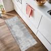 Siunwdiy Gray Washable Non-Slip Runner Rug, 110 x 160 cm view 2
