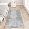 Siunwdiy Gray Washable Non-Slip Runner Rug, 110 x 160 cm view 4