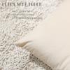 Stellhome 2-Pack Soft Velvet Pillow Covers, 55 x 55 cm, Cream view 2
