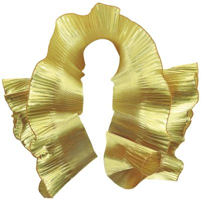 GORGECRAFT 10-Yard Organza Ruffled Pleated Lace Trim