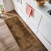 Siunwdiy Brown Abstract Kitchen Runner Rug, Non-Slip, Washable, Customizable, 90 x 340 cm view 4