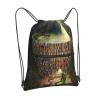 Outdoor Drawstring Backpack with Zipper Pockets, 15.3 x 18 in / 39 x 46 cm (L x H) view 2
