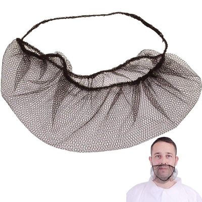 Casiler 100-Pack Disposable Beard Nets, Breathable Black Beard Covers