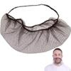 Casiler 100-Pack Disposable Beard Nets, Breathable Black Beard Covers view 1