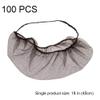 Casiler 100-Pack Disposable Beard Nets, Breathable Black Beard Covers view 3