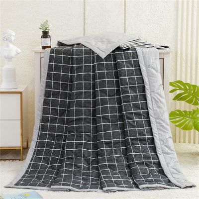 Chickwin Black Microfiber Bedspread, 200 x 230 cm