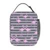 WOWBED Tropical Flamingo Print Insulated Lunch Bag view 3