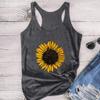 CGGMVCG Women's Graphic Tank Top, Crew Neck Sleeveless Blouse, Printed Summer Shirt, Z05 Dark Gray, XL view 3