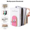 Future Scientist Wooden Bookends, Non-Slip, Cute Book Supports, Office Desk Accessories view 3
