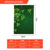 Green Clovers Shamrocks Double-Sided Welcome Fall Garden Flag, 12.5" x 18" view 2
