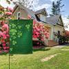 Green Clovers Shamrocks Double-Sided Welcome Fall Garden Flag, 12.5" x 18" view 4