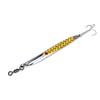 NDNCZDHC Metal Fishing Lure with Hooks and Sequins, 84 g, Yellow view 1