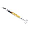 NDNCZDHC Metal Fishing Lure with Hooks and Sequins, 84 g, Yellow view 2