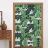 Tropical Banana Palm Leaf Panel Curtains, Room Divider, 34 x 56 in view 4