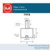Rubber Buffer Type B, 40 × 30 mm, 55 Shore A, M8 Internal Thread & Threaded Stud view 3