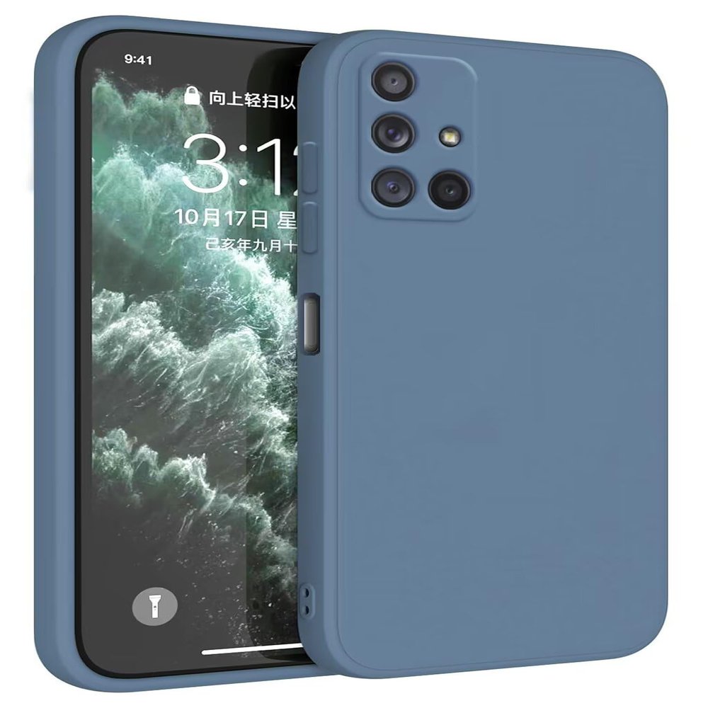 Topme Case for Samsung Galaxy A71 4G, Lavender Gray