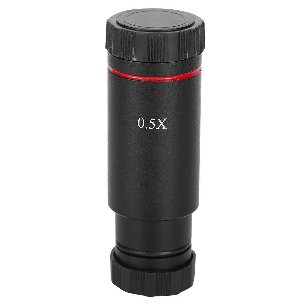 0.5X C-Mount Microscope Camera Adapter Lens, 25 mm C-Interface Adapter, Digital Eyepiece for Electronic Eyepiece CCD Cameras