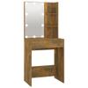Bussandri Exclusive - LED Vanity Table, Smoked Oak, 60 x 40 x 140 cm view 1