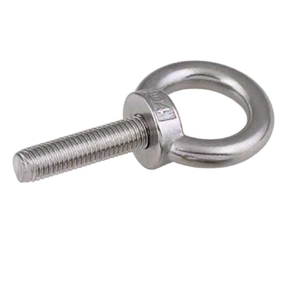BELLAY 304 Stainless Steel Machine Eye Bolt, M8, 50 mm, 1-Piece