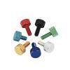 ELSAIL 5-Piece M3/M4/M5/M6 Colored Aluminum Thumb Screws, Metric Coarse Thread, Computer Case DIY (Cool Black, 6 mm/M6) view 4